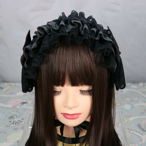 ダークパープル ヘッドドレス